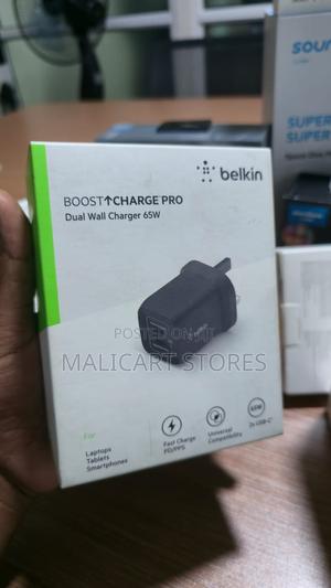 Belkin Boost Charge Pro Dual Usb-C Gan Wall Charger 65w - main view