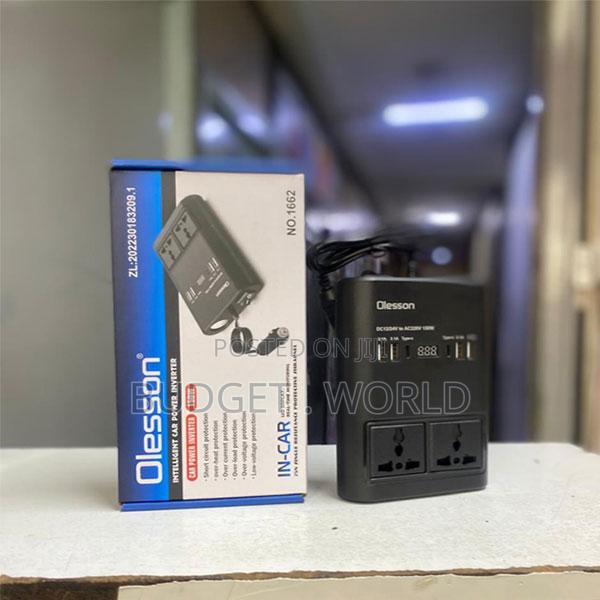 Modified Sine Wave 150w Socket 2type-C+2usb Car Charger Dc12vtoac220v - main view