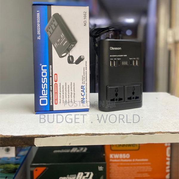 W/Led Display Converter 150w Socket 2type-C+2usb Car Charger