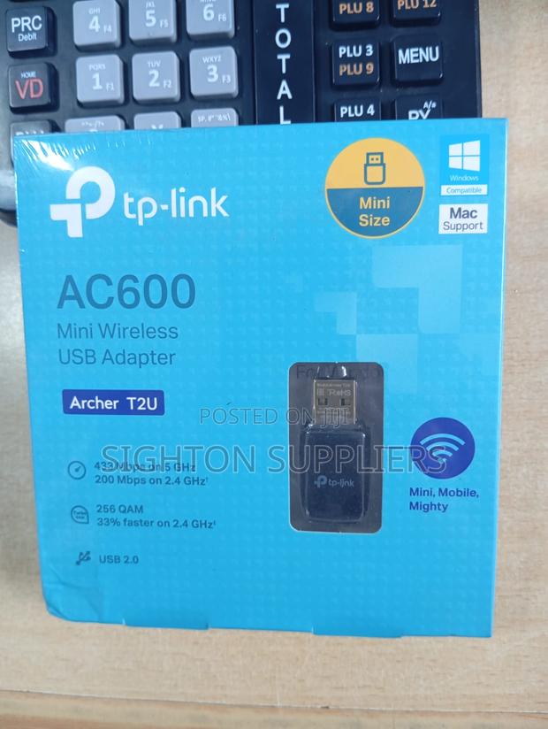 Tp-Link Ac600 Wireless Dual Band Usb Adapter – Tl-Archer T2u - main view
