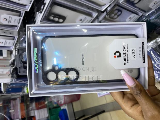 Changjia Samsung Galaxy A55 5g Doyer Clear Case With Boaders - main view