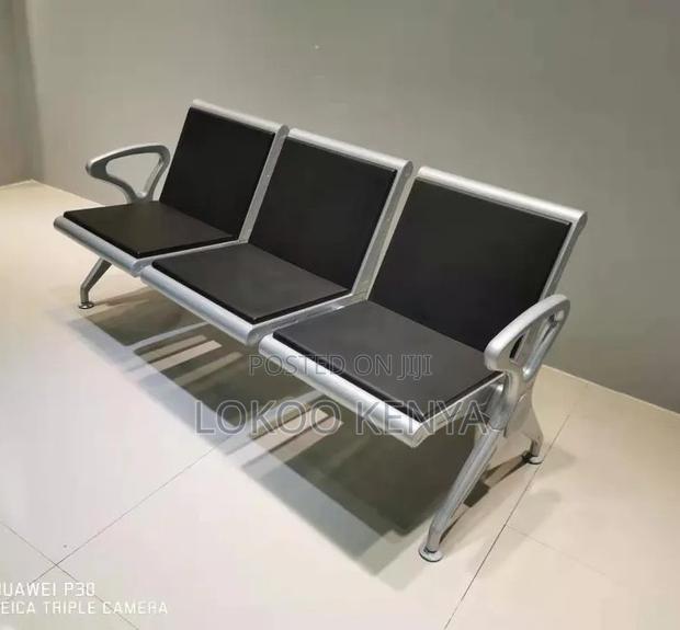 Office Bench : 3-Seat Waiting Room Bench - thumbnail 2