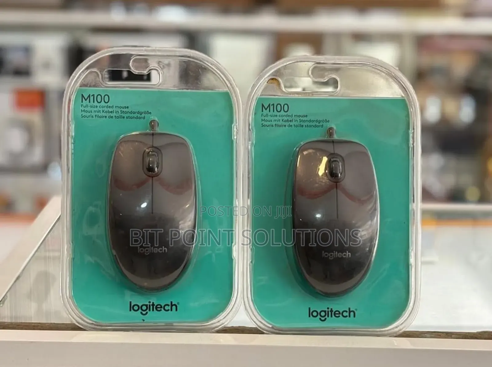 Logitech M100 Optical Wired Usb Mouse