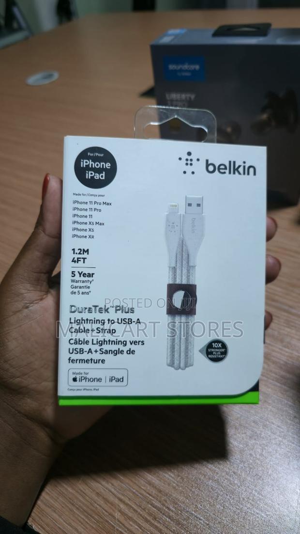 Belkin Cable Duratek Plus Lightning to Usb-a 1m