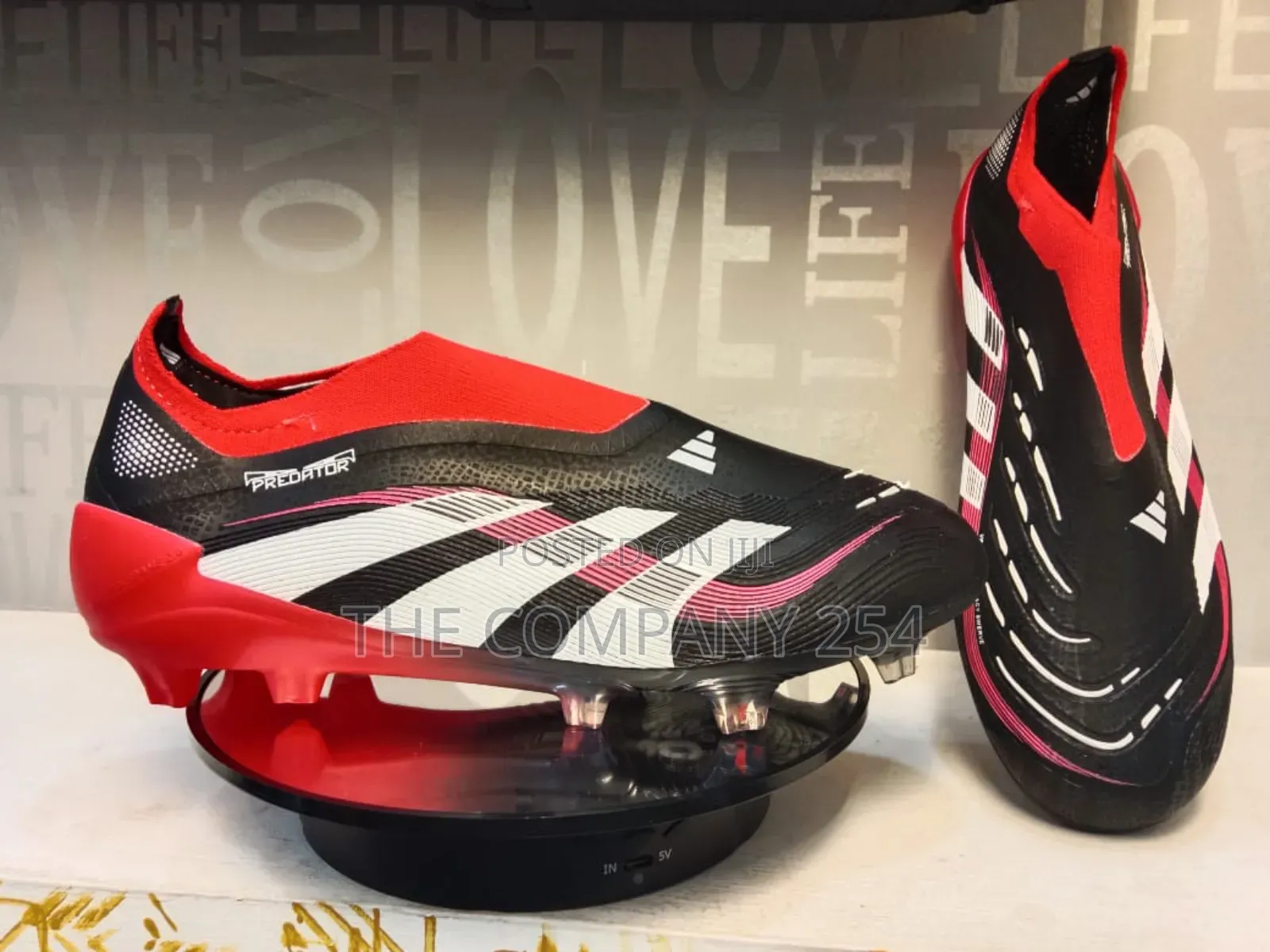 Quality Leather Casual Soccer Spiked Football Shoes