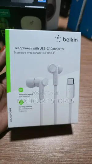 Belkin Soundform Headphones With Usb-C Connector