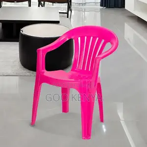 Outdoor Chair; Outdoor Seating Plastic Chair With Arm Support