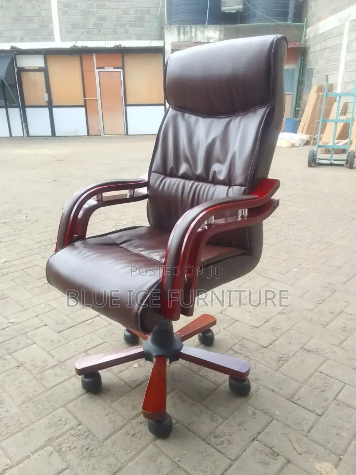 Brown Leather Office Chair