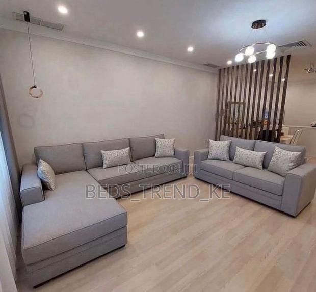 Fancy 6 Seater L Sofa With Matching 2 Seater Sofa