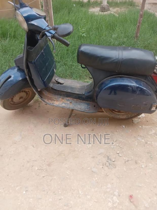 Dark Blue Scooter - main view