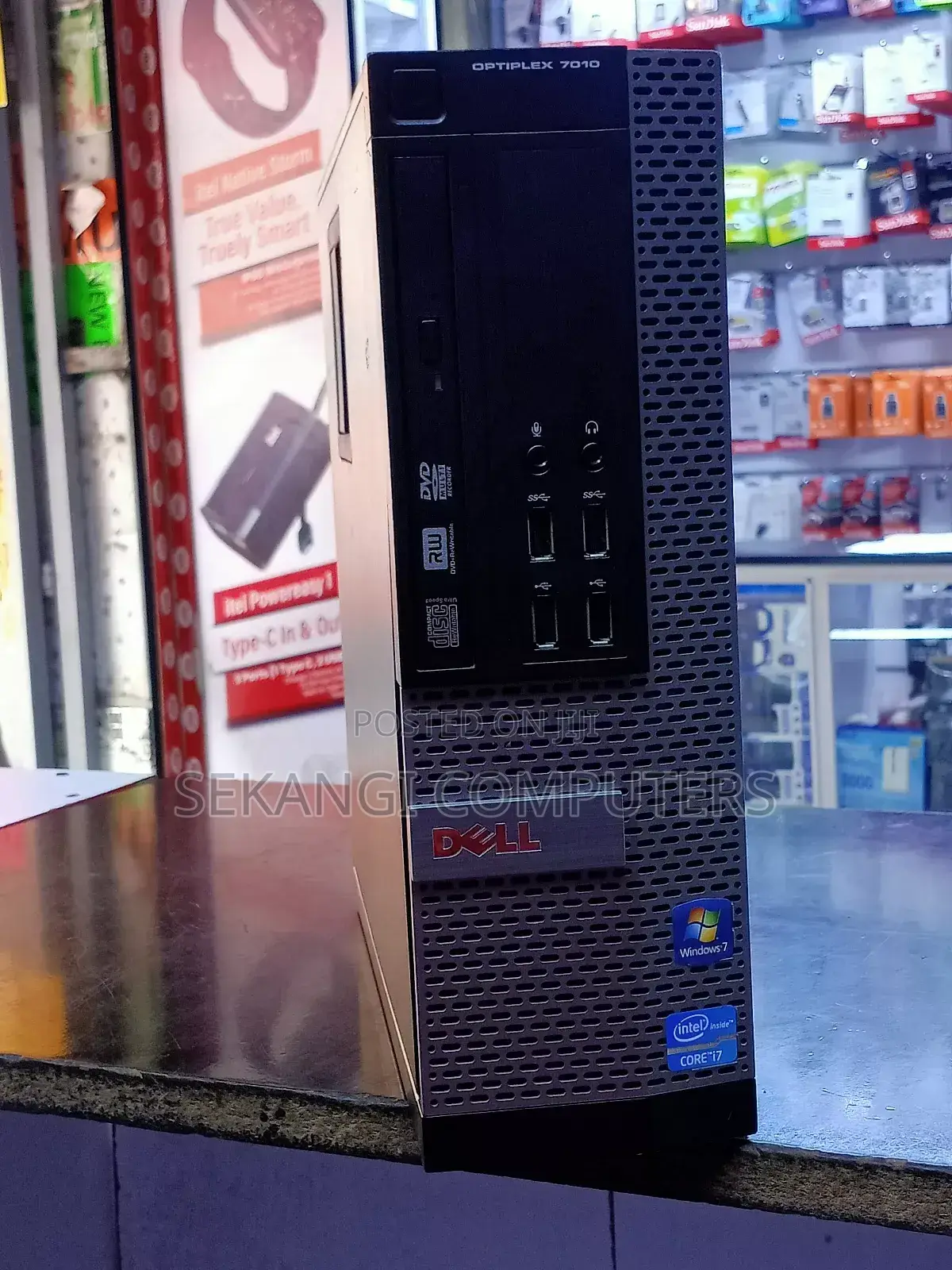 Desktop Computer Dell OptiPlex 7010 4GB Intel Core I7 HDD 500GB