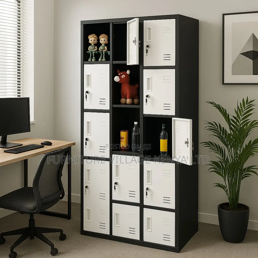 15 Locker Office Filing Cabinet