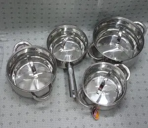 8-Piece Edenburg Stainless Steel Cookware Set – Durable