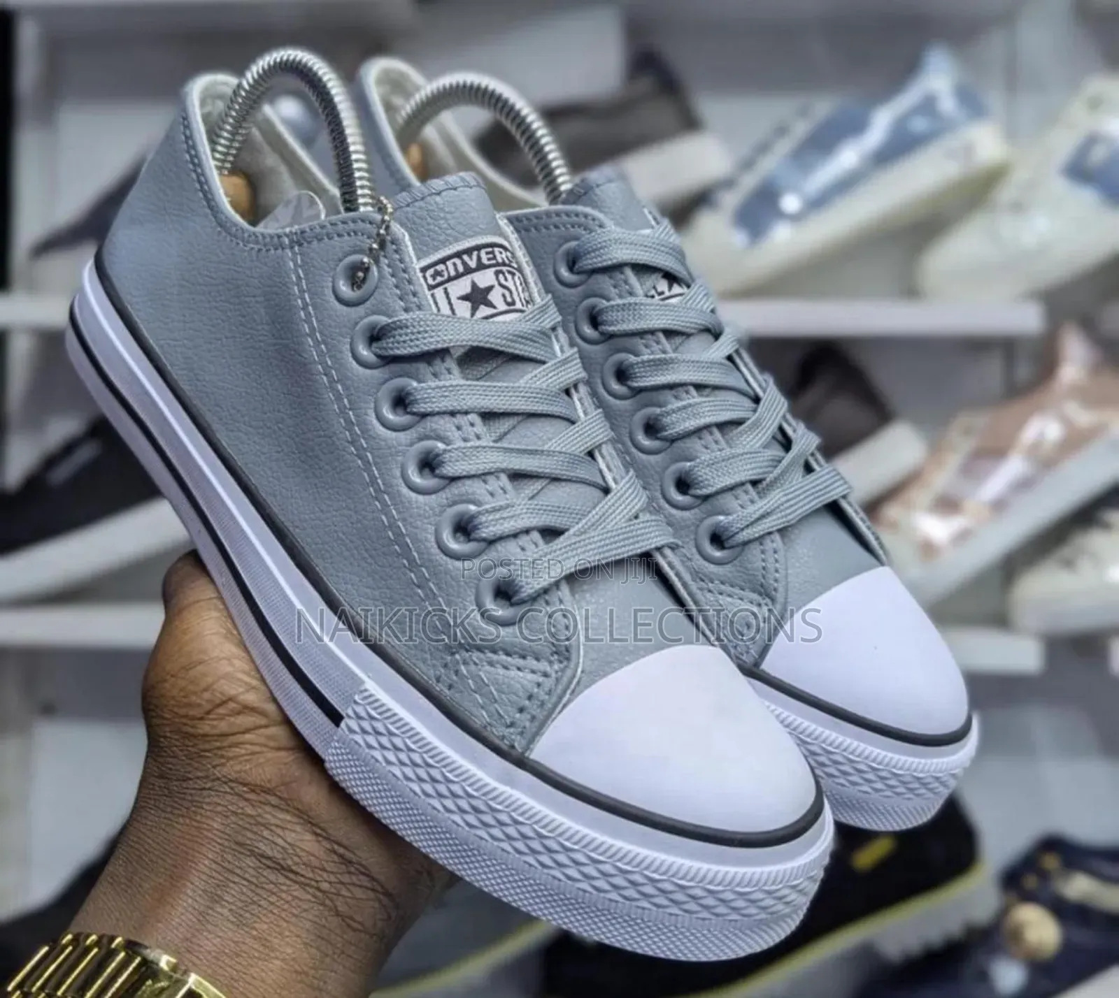 Leather Converse