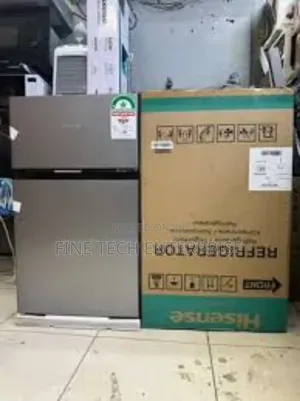 Hisense 91l Frost Double Door Fridge Silver
