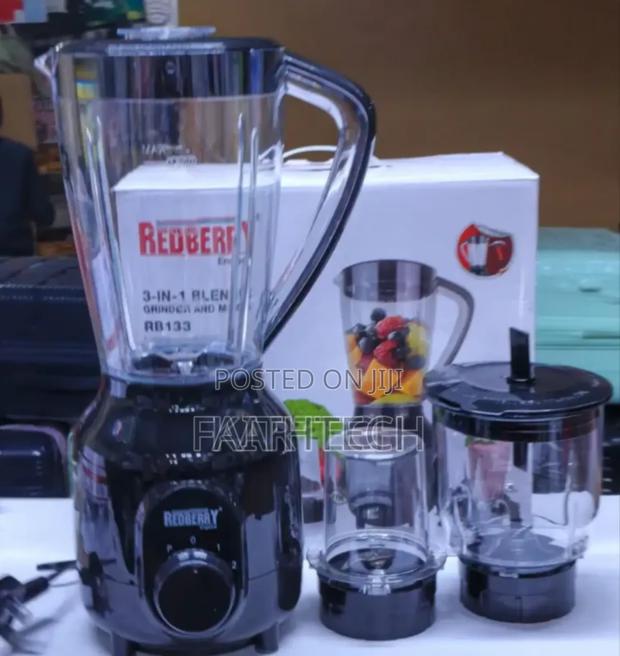 3 in 1 Redberry Blender;Blender,Chopper and Grinder - thumbnail 2