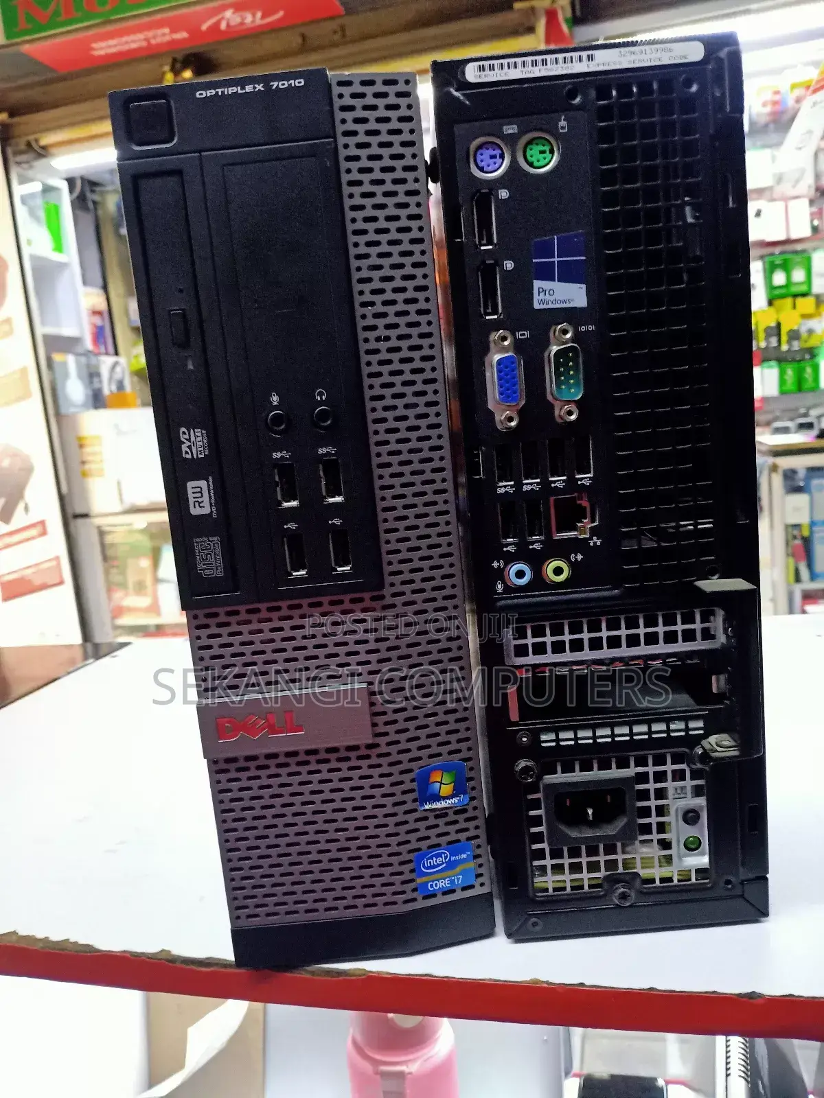 Desktop Computer Dell OptiPlex 7010 8GB Intel Core I7 HDD 500GB
