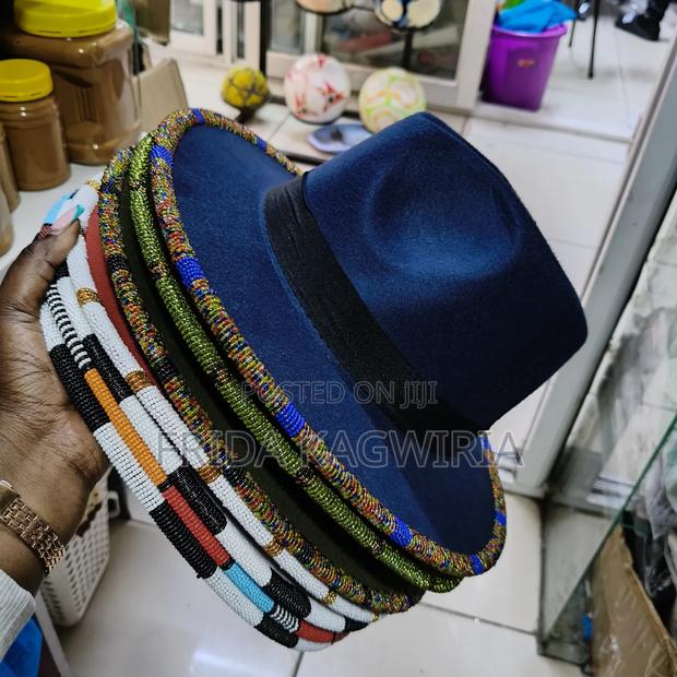 Beaded Fedora Hats - main view