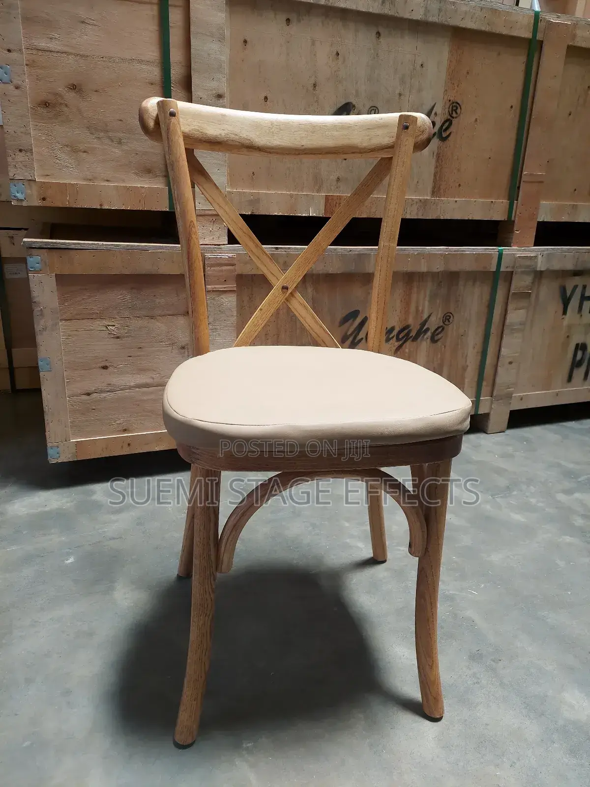Rustic Wooden Crossback Chairs – Elegant Event Seating