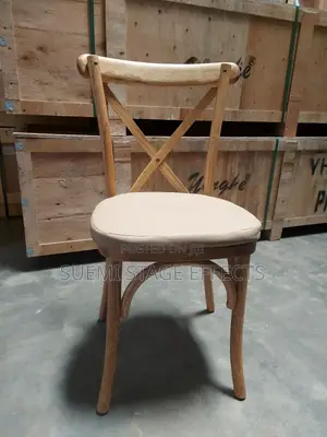 Rustic Wooden Crossback Chairs – Elegant Event Seating
