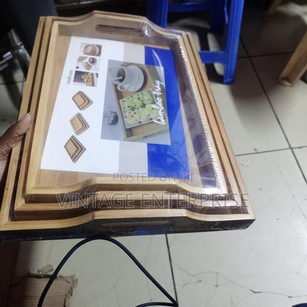 3pcs Wooden Trays