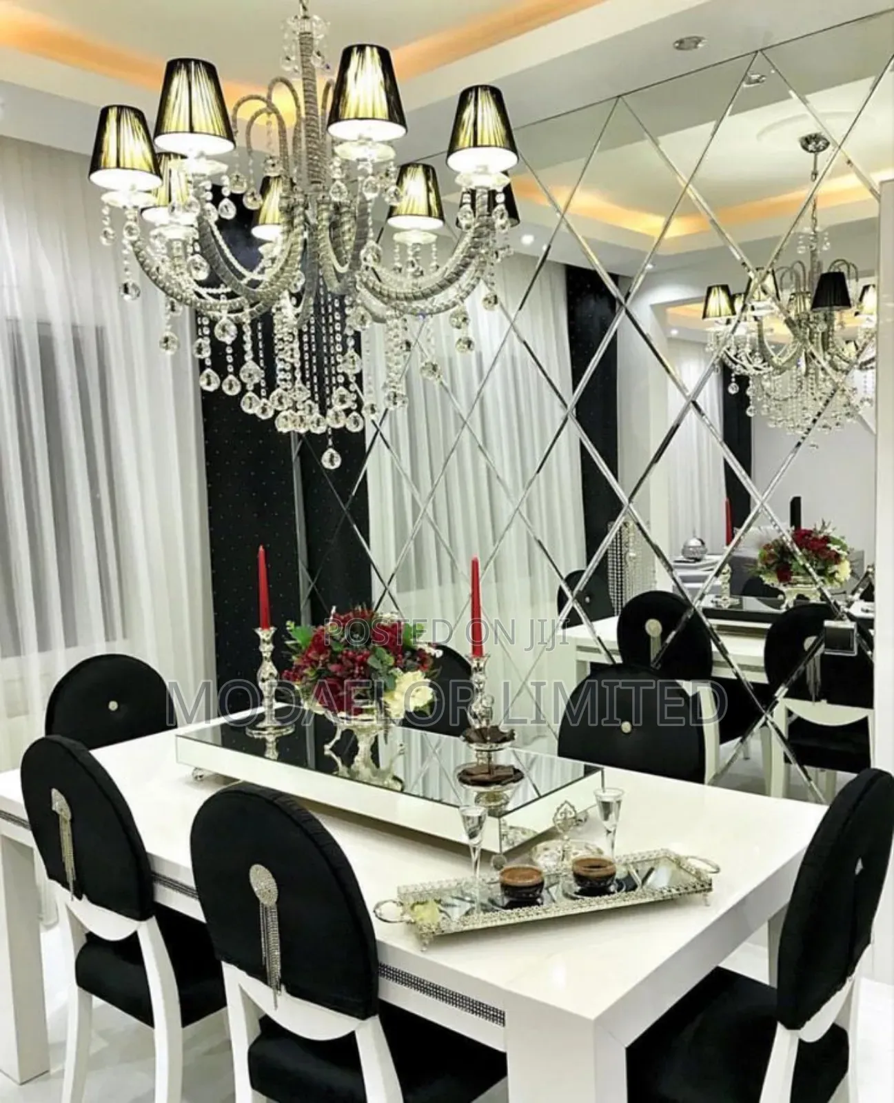Diamond Acrylic Mirror – Modern Luxury Décor