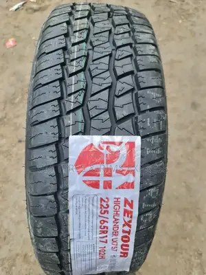 225 /65 R17 Zextour Tyres (All Terrrain) Highlander.