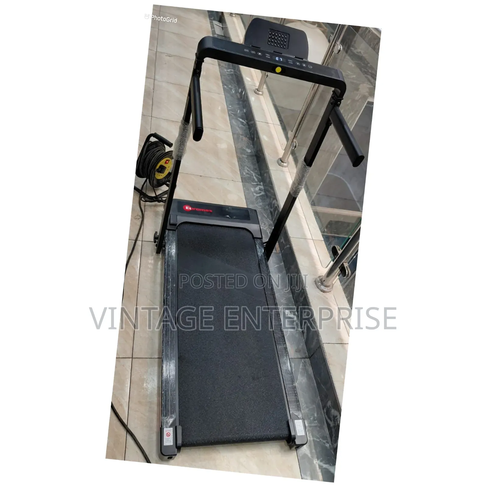 Slim Foldable Treadmill for Walking and Running, Cardio Exercise