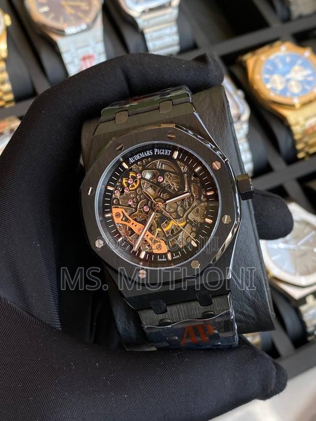 Automatic Executive Aaa Audemars Piquet Black Stainless Steel