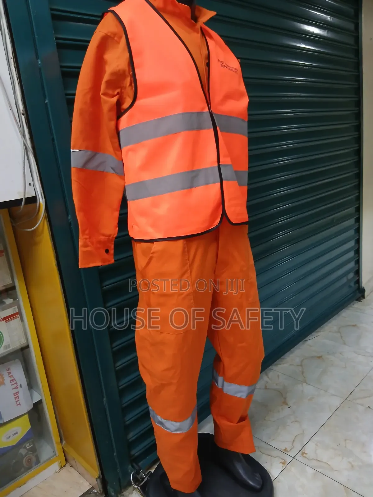 Overalls Orange And Reflector Jackets Orange