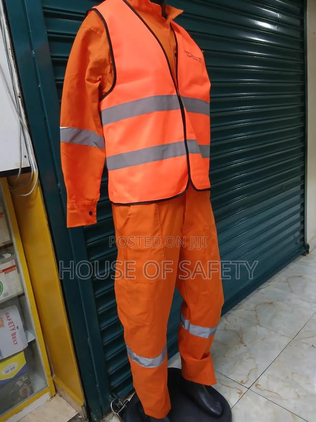 Overalls Orange And Reflector Jackets Orange - thumbnail 2