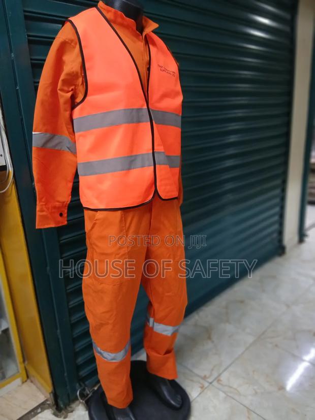 Overalls Orange And Reflector Jackets Orange - thumbnail 3