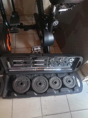 2 Barbells 50kgs Dumbbell Set