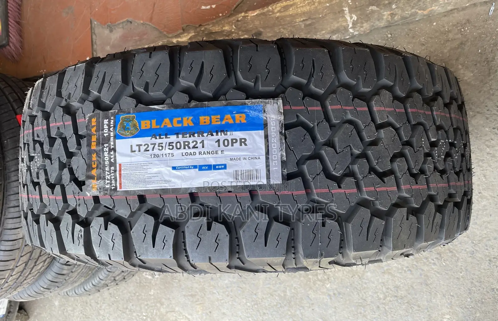 275/50r21 Black Bear 10pr