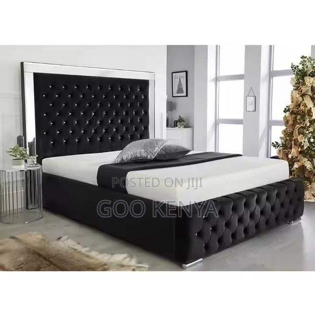 Home Bed; Heavy-Duty Wooden Super King Bed