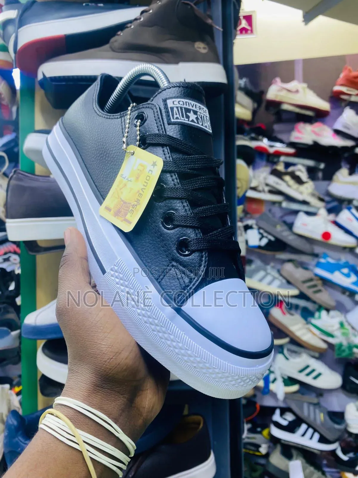 Leather Converse