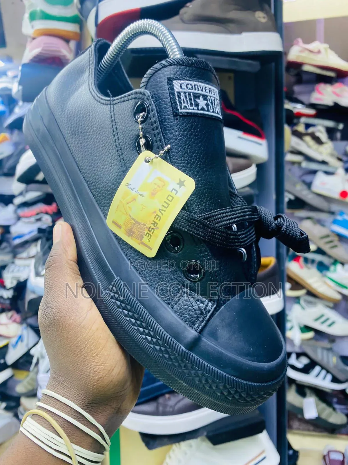 Leather Converse