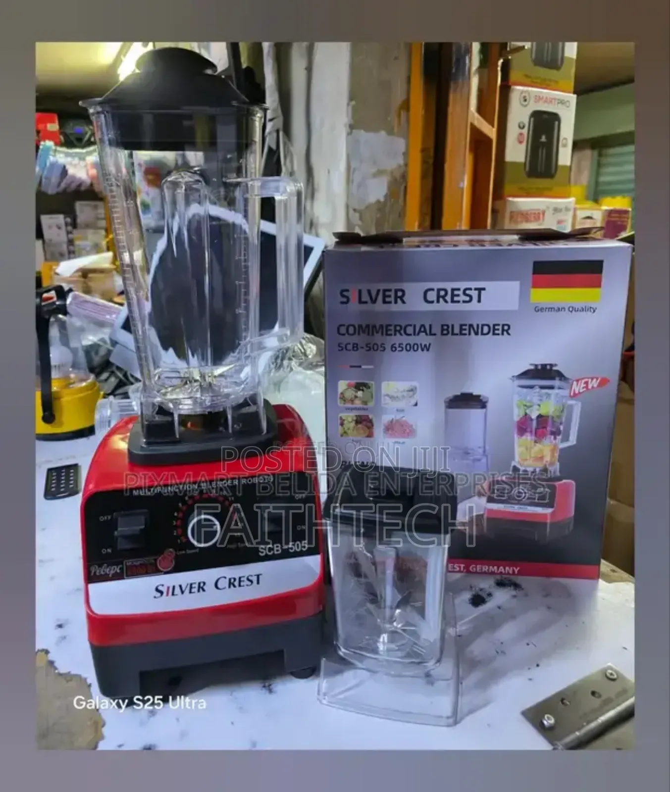 6500 Watts Silver Crest Commercial Blender
