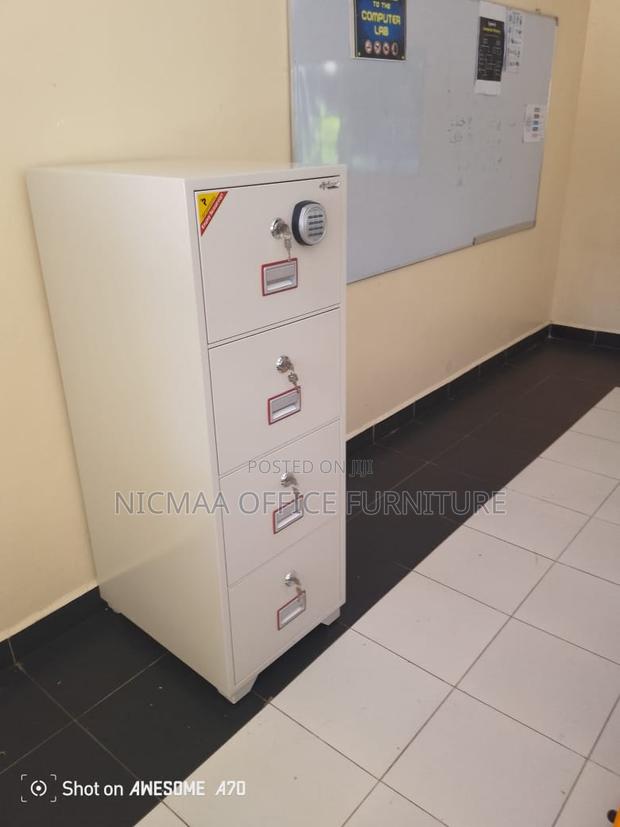 Secure 4-Drawer Filing Cabinet With Individual Key Lock - thumbnail 3