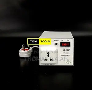 50w Stepdown Transformer With Switch