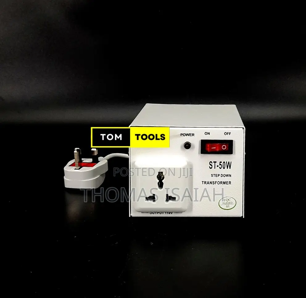 50w Stepdown Transformer With Switch