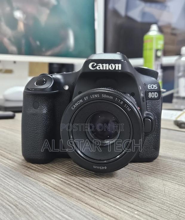 Canon Eos 80d DSLR Camera With 50mm 1.8 STM