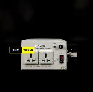 1500w Stepdown Transformer With 2 Outlets and Switch