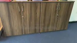 4-Door Secure Double-Door Wooden Cabinet