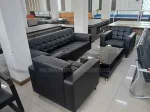 5-Seater Modern Professional Waiting Sofa