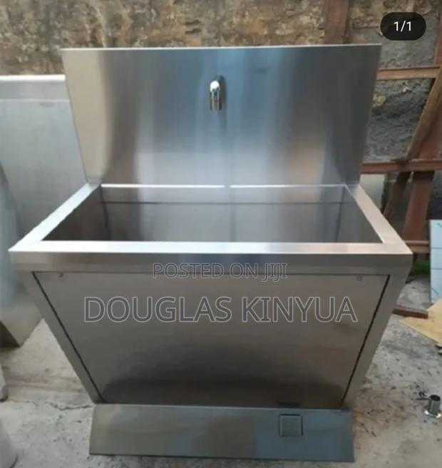 Stainless Steel Hospital Surgical Scrub Sink ( Medical Sink):: - main view