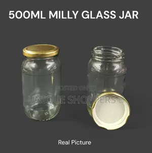 5psc Milly Glass Jar – 500ml