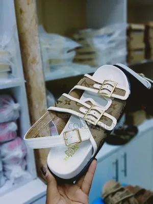 Lv Buckle Sandals