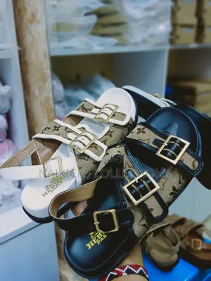 Lv Buckle Sandals