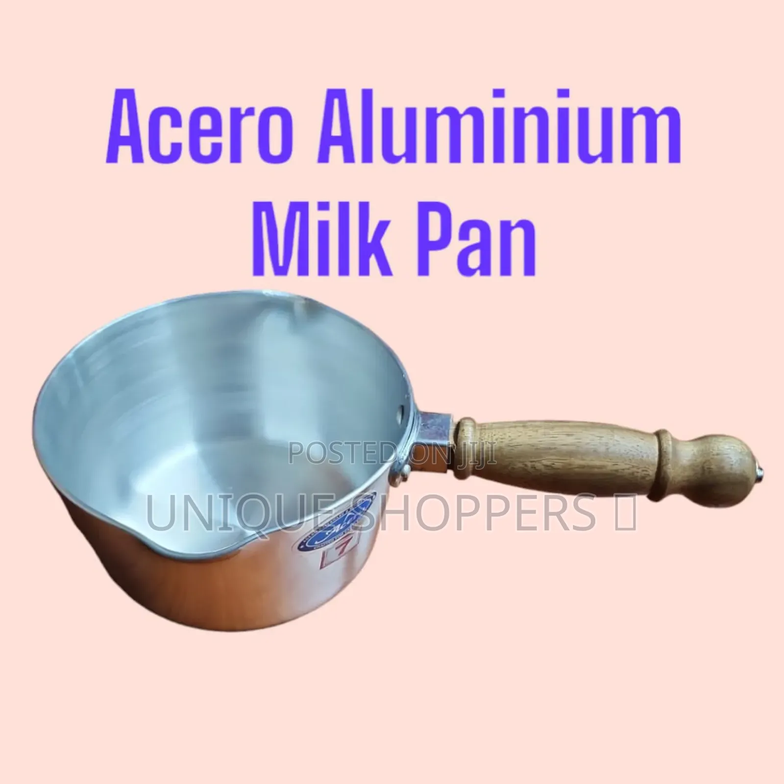 1.4litre Acero Wood Handle Aluminium Milk Pan